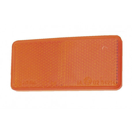 Catadioptre pour remorque autocollant orange - Remorques Discount 