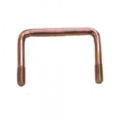 Bride tube carré 100x50 – Fixation robuste pour remorque