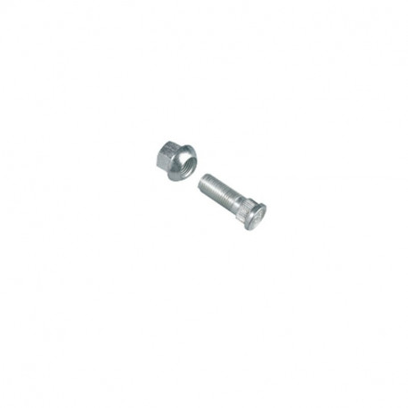 Axe de roue + Ecrou M14 L 40 Plat 19 pour remorque - Remorques Discount