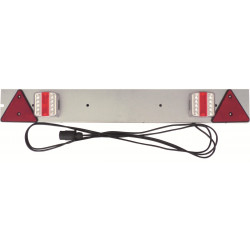 Rampe de Feu Arrière LED 1m – 4 Fonctions – Acier Galvanisé