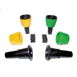 Connectique remorque carrée complète Verte pour câblage de feux - Remorques Discount
