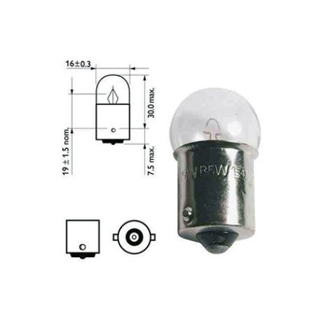 Ampoule graisseur 5w en 12v pour remorque - Remorques Discount