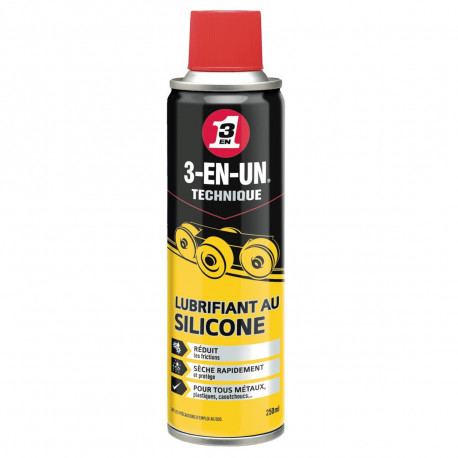 3 EN UN LUBRIFIANT SILICONE 250ML