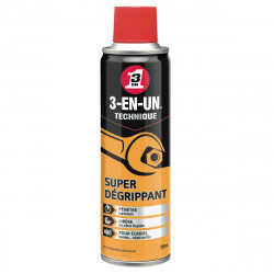 Super Dégrippant 3 EN UN 250ML - Libération Rapide des Pièces Grippées