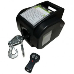 Treuil Électrique 12V 2,5T avec Télécommande – Remorque & Bateau