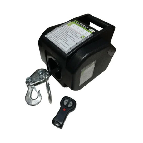 Treuil Électrique 12V 2,5T avec Télécommande – Remorque & Bateau