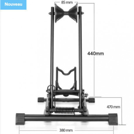 Support vélo pliable stable – Facile à ranger et transporter